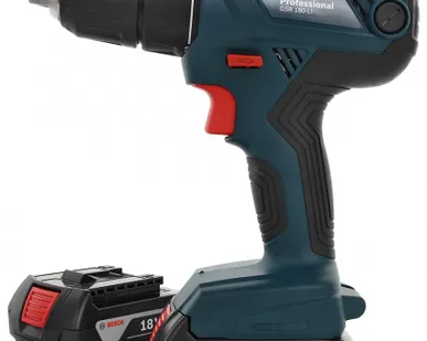 фото Дрель-шуруповерт BOSCH GSR 180-LI, с двумя аккумуляторами