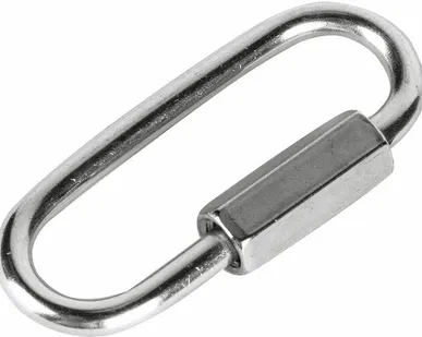 фото Карабин винтовой 3,5мм, нержавеющая сталь А4 2шт