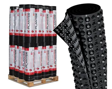 фото Профилированная мембрана Плантер Стандарт 2*20 м
