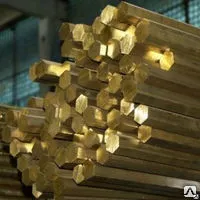 Фото №0 Шестигранник латунный 75 мм