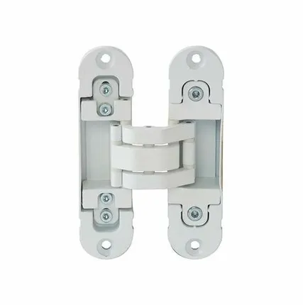 Фото №0 Скрытая петля универсальная OTLAV INVISACTA 3D 120x30 мм белая