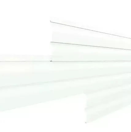 Фото №0 Сайдинг металлический 6х0,26м 0,4мм ярко-белый RAL9003