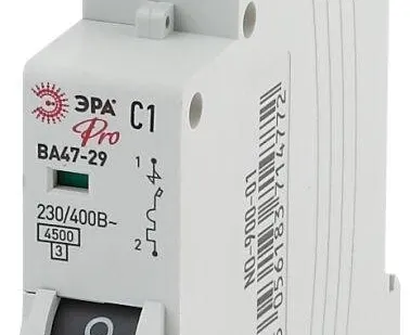 фото Выключатель автоматический модульный 1п C 10А ВА47-29 Pro NO-900-10 ЭРА Б0031745