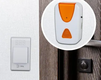 фото Звонок беспроводной аналоговый A02 ЭРА Б0019874