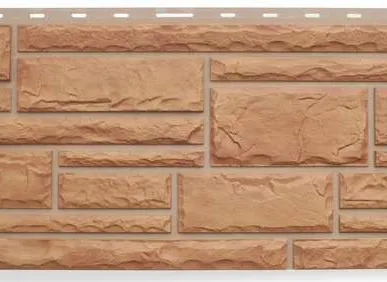 фото Фасадная панель Камень (бежевый)