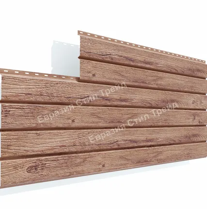 Фото №0 Металлический сайдинг Гофрированный Брус Printech | Винтаж-4