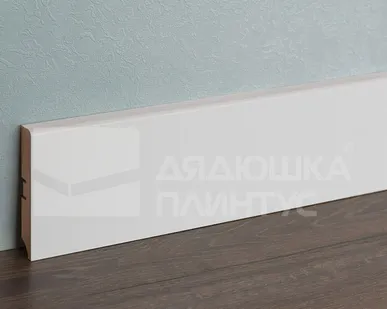 фото Смартпрофайл Пэинт Плинтус МДФ Smartprofile Пэинт 100A Белый под покраску