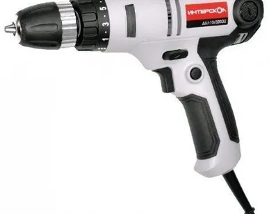 фото Дрель-шуруповерт ИНТЕРСКОЛ ДШ-10/320Э2 (320Вт,реверс,бзп10мм,35Нм,0-450/...