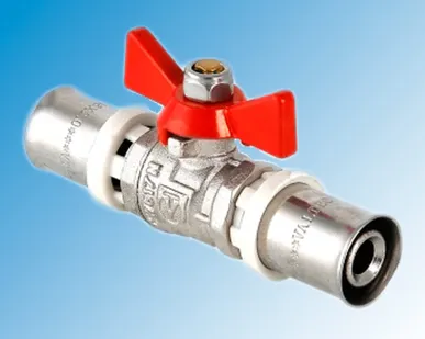 фото Кран для металлопластиковой трубы 16х16 пресс VALTEC