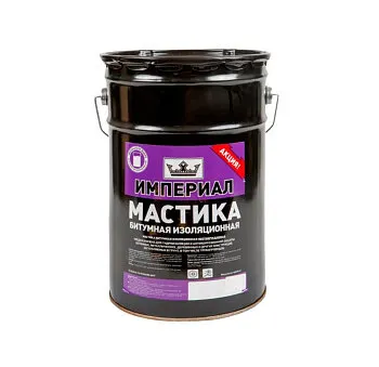 Фото №0 Мастика битумная 20 л ТехноНиколь Империал, гидроизоляционная
