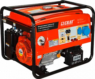Фото №0 Бензиновый генератор Skat УГБ-8200Е АВТО
