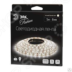 фото Лента светодиодная Эра LS3528-120LED-IP20-5m
