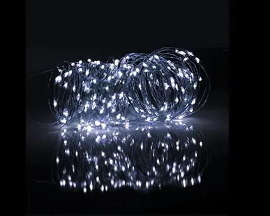 фото Светильник светодиодный садовый SLR-G03-200W нить 200LED холод. бел. на солнечн. батарее ФАZА 5033337