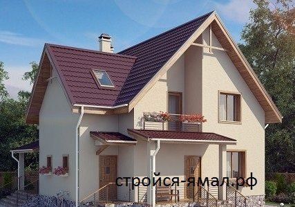 Фото №0 Каркасный дом 152.25 м2 двухэтажный