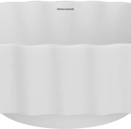 Фото №0 Раковина Kerama Marazzi Artbasin Conchiglia 50 белый матовый CC.wb.50\WHT.M