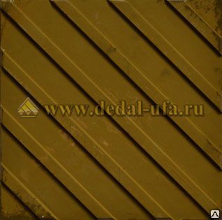 Фото №0 Плитка тактильная "диагональные рифы" 300*300*30