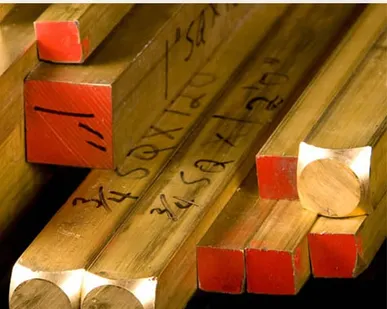 фото Латунный квадрат 19 мм ЛС59-1