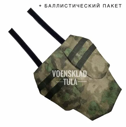 Фото №0 Защита паха большая усиленная в расцветке серый туман (18 арамид+2 свмп)