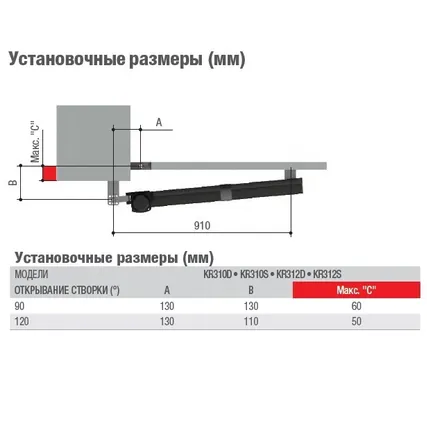 Фото №2 Комплект распашной автоматики CAME Krono 310
