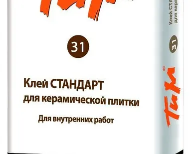 фото Клей ТИМ-31 "СТАНДАРТ" плиточный 25 кг(1палет 48мешков)