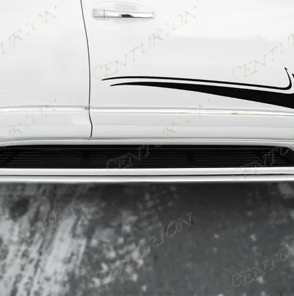 Фото №0 Тюнинг авто. Защита штатного порога на Lexus