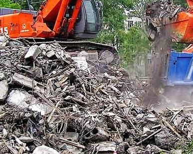 фото Уборка строительного мусора