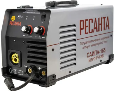 фото Полуавтомат сварочный 65/95 Ресанта САИПА-165, ток MIG/MAG 30-165 А, евро рукав