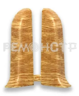 Фото №0 Торцевые заглушки ИДЕАЛ ДЕЛЮКС 3D 85мм в цвет текс. 253 (25пар/250) ясень серый П