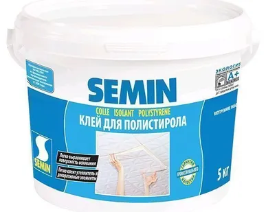 фото Клей COLLE ISOLANT POLYSTERENE / КОЛЬ ПОЛИСТЕРЕН 5 кг