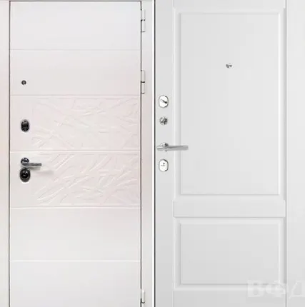 Фото №0 Входная дверь Деко Вайт-доррен белая