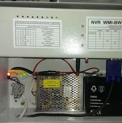 Фото №0 32 канальный IP видеорегистратор NVR Интегрированный WMI BW-7032T-P PoE-6,