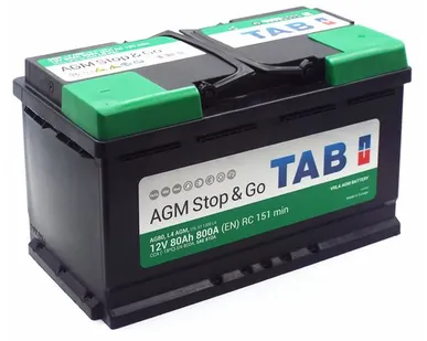 фото Аккумулятор TAB AGM 80 Ач о.п.