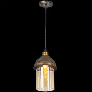 фото Подвесной светильник 03356-0.4-01 BK+GD Reluce