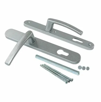 Фото №0 Гарнитур нажимной с подпружиниванием Mezut 35/92 (3 винта) серебр.