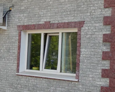 фото Комплект облицовочный для отделки окна (проёма) с оцинк. закладными серый