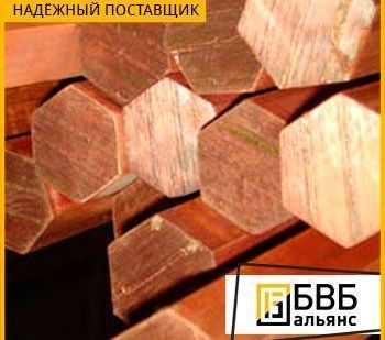 фото Шестигранник медный М1