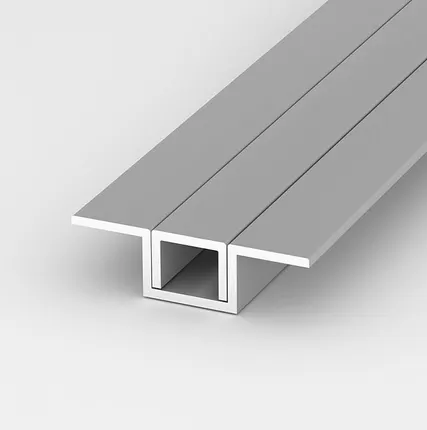 Фото №0 Алюминиевый Пи профиль, заглушка для Омега-30, Хром, 3000мм