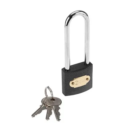 Фото №0 Замок навесной "Чугун" 40мм длин. дужка ЧЕТЫРЕ СЕЗОНА 79-0024