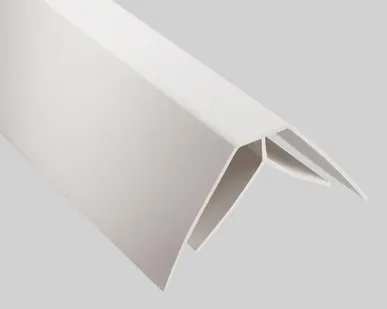 фото Угол внутренний пластиковый ВF белый (22*30, паз 10мм) 3м