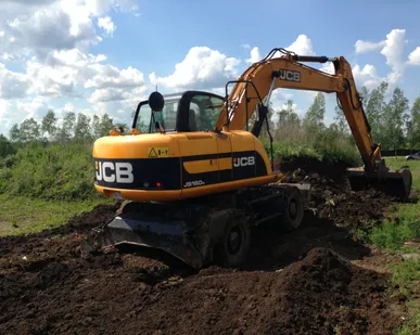 фото Аренда колесного экскаватора JCB JS 160W