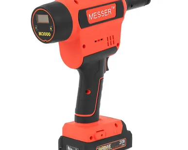 фото Аккумуляторный резьбовой заклепочник Messer М3000 с электронной системой настройки сжатия и счетчиком