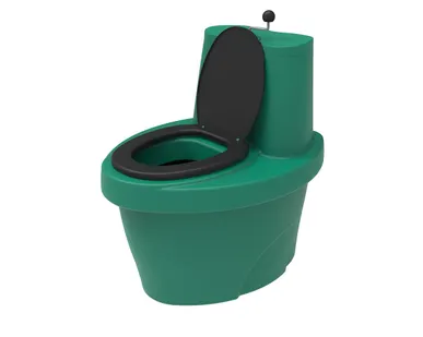 фото Биотуалет торфяной Rostok зеленый