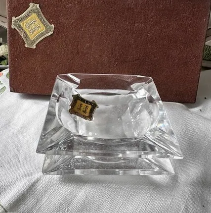 Фото №0 Набор персональных пепельниц Val de Bresle хрусталь Франция