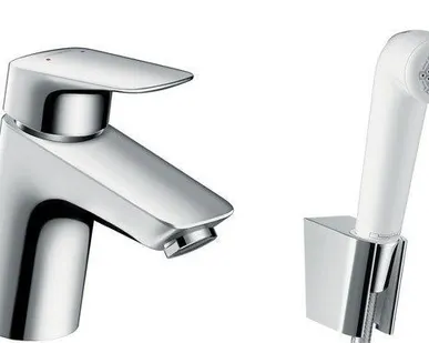 фото Смеситель для раковины с гигиеническим душем Hansgrohe Logis 71290000 Hansg