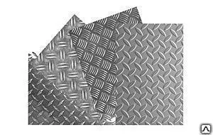 Фото №0 Лист нержавеющий рифленый 3х1000х2000 AISI 304