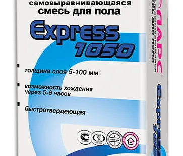 фото Пол СВ-1050 Еxspress самовыравнивающийся быстротвердеющий 25кг