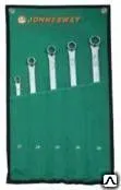 Фото №0 Набор ключей гаечных накидных удлиненный CrMo в сумке Jonnesway W61106S