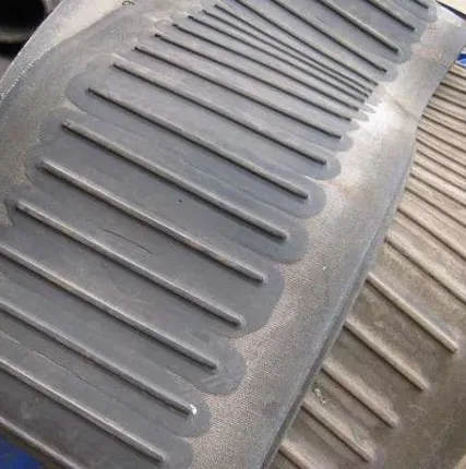 Фото №0 Лента конвейерная для зернометателя 400x4x2560 прямое ребро 225 мм