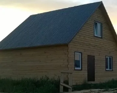 фото Срубы домов 8х8 м. из строганого бруса 180х180 мм.