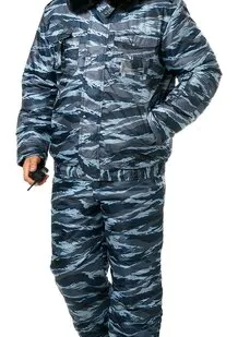 фото Куртка мужская зимняя камуфлированная «Секьюрити»